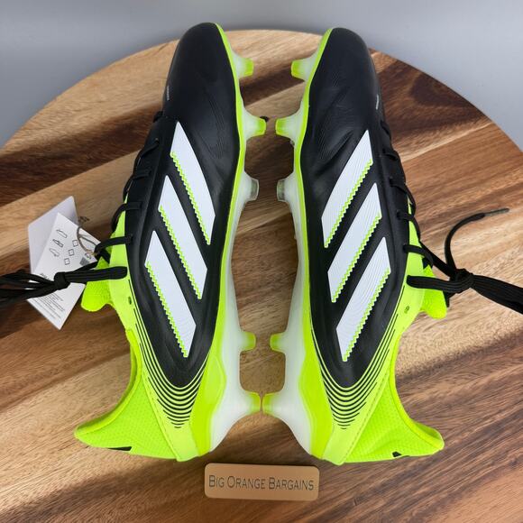 Adidas Copa Pure 3 Elite FG Men\'s 11 Soccer Cleats Black Green JH6304 NEW w Tags main image 8